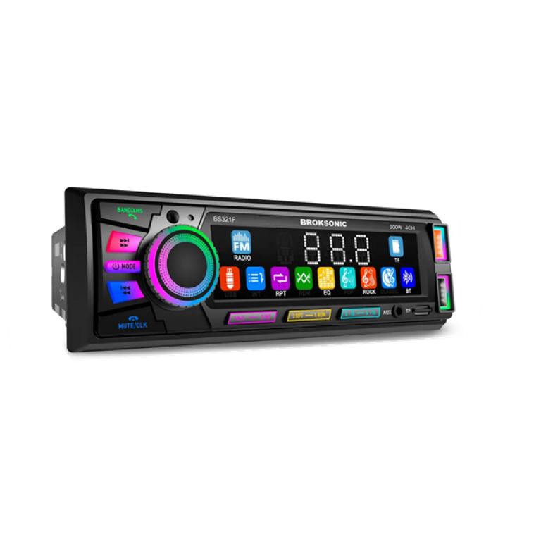 Ηχοσύστημα Αυτοκινήτου 12V με FM Ράδιο, Bluetooth & USB 888 - Μαύρο