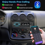 Ηχοσύστημα Αυτοκινήτου 12V με FM Ράδιο, Bluetooth & USB 925 - Μαύρο - Image 3