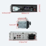 Ηχοσύστημα Αυτοκινήτου 12V με Subwoofer, FM Ράδιο, Bluetooth & USB 521 - Μαύρο - Image 2