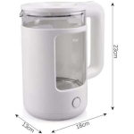 Ηλεκτρικός Βραστήρας 2.2L 1500W Sokany SK-SH-1064 Λευκό - Image 2