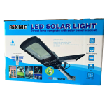 Ηλιακό Φωτιστικό Δρόμου LED Rixme με Ηλιακό Πάνελ & Τηλεχειριστήριο IP67 Rixme RZ.BD-800W