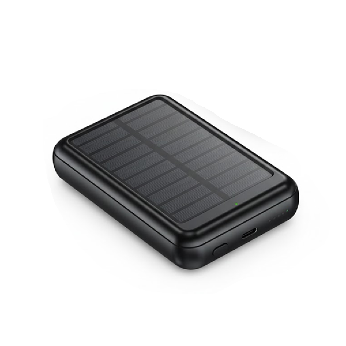 Ηλιακό Μαγνητικό Power Bank 10000mAh TR-982 Treqa Μαύρο - Image 2