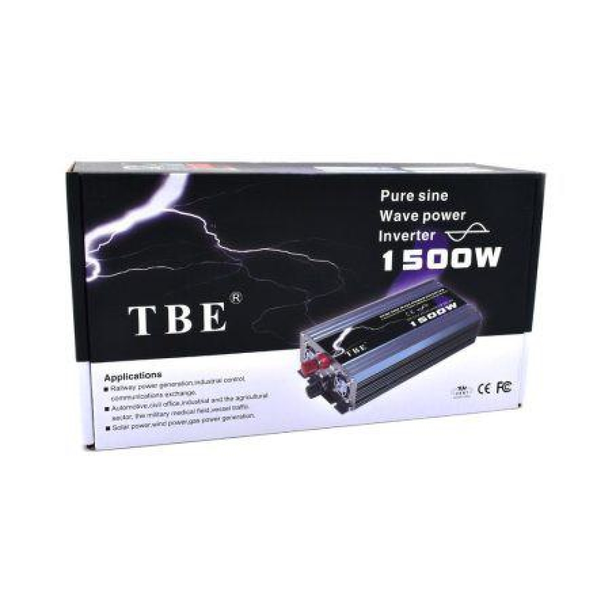 Inverter TBE Καθαρού Ημιτόνου 1500W DC 24V σε AC 220V