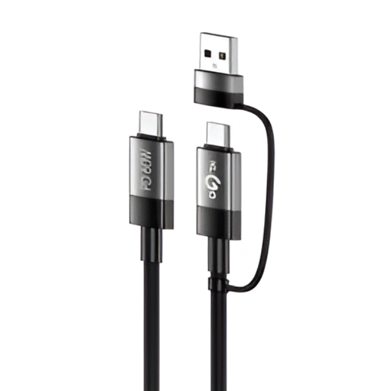 Καλώδιο Φόρτισης 2σε1 USB & Type-C Σε Type-C Fast Charge 60W KLGO S-693
