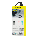 Καλώδιο Φόρτισης & Δεδομένων USB-C σε USB-C 60W Μαύρο 1m Awei Cl-182C - Image 3