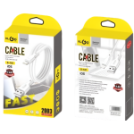 Καλώδιο Φόρτισης Και Δεδομένων USB-A Σε Lightning 2.4A 2m Λευκό KLGO S-181