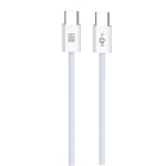 Καλώδιο Φόρτισης Type-C σε Type-C 60W 1m Λευκό KLGO S-135