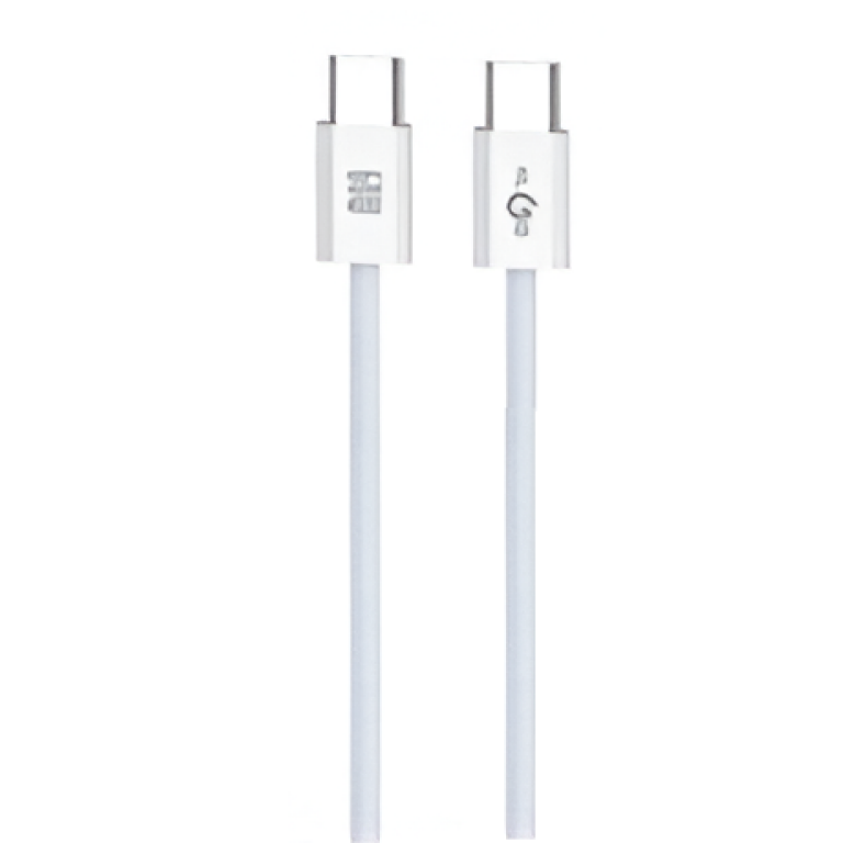Καλώδιο Φόρτισης Type-C σε Type-C 60W 1m Λευκό KLGO S-135