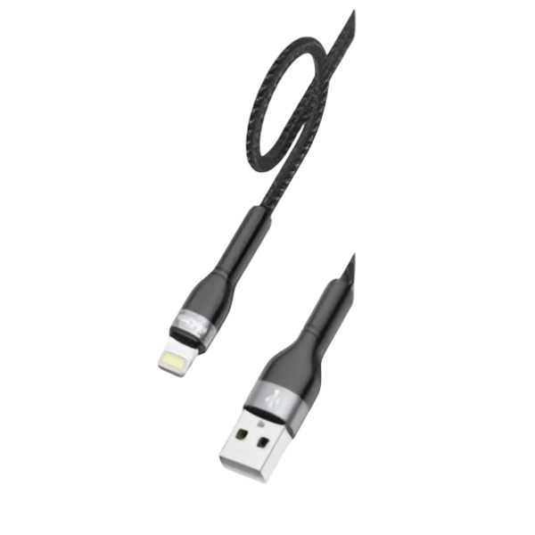 Καλώδιο Φόρτισης USB-A σε Lightning 1m 2.4A Μαύρο KLGO S-141