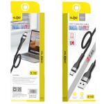 Καλώδιο Φόρτισης USB-A σε Micro USB 1m 2.4A Μαύρο KLGO S-142