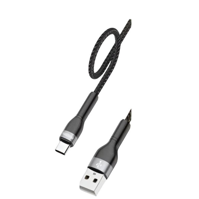 Καλώδιο Φόρτισης USB-A σε Type-C 1m 2.4A Μαύρο KLGO S-143