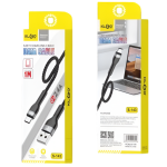 Καλώδιο Φόρτισης USB-A σε Type-C 1m 2.4A Μαύρο KLGO S-143