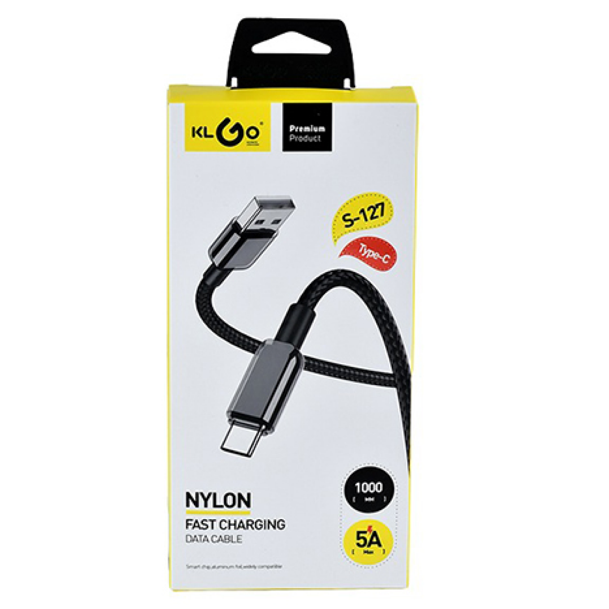 Καλώδιο Φόρτισης USB Σε Type-C 5A 1m KLGO S-127