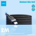 Καλώδιο Γρήγορης Φόρτισης & Δεδομένων 36W 2m Type-C Σε Lightning Moxom MX-CB340 - Image 6
