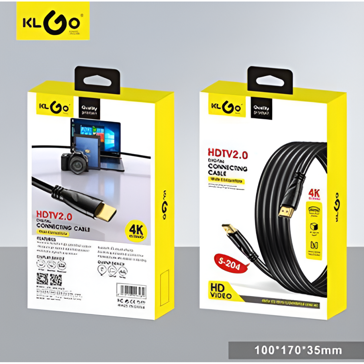 Καλώδιο HDMI HDTV 1.5m Klgo S-204