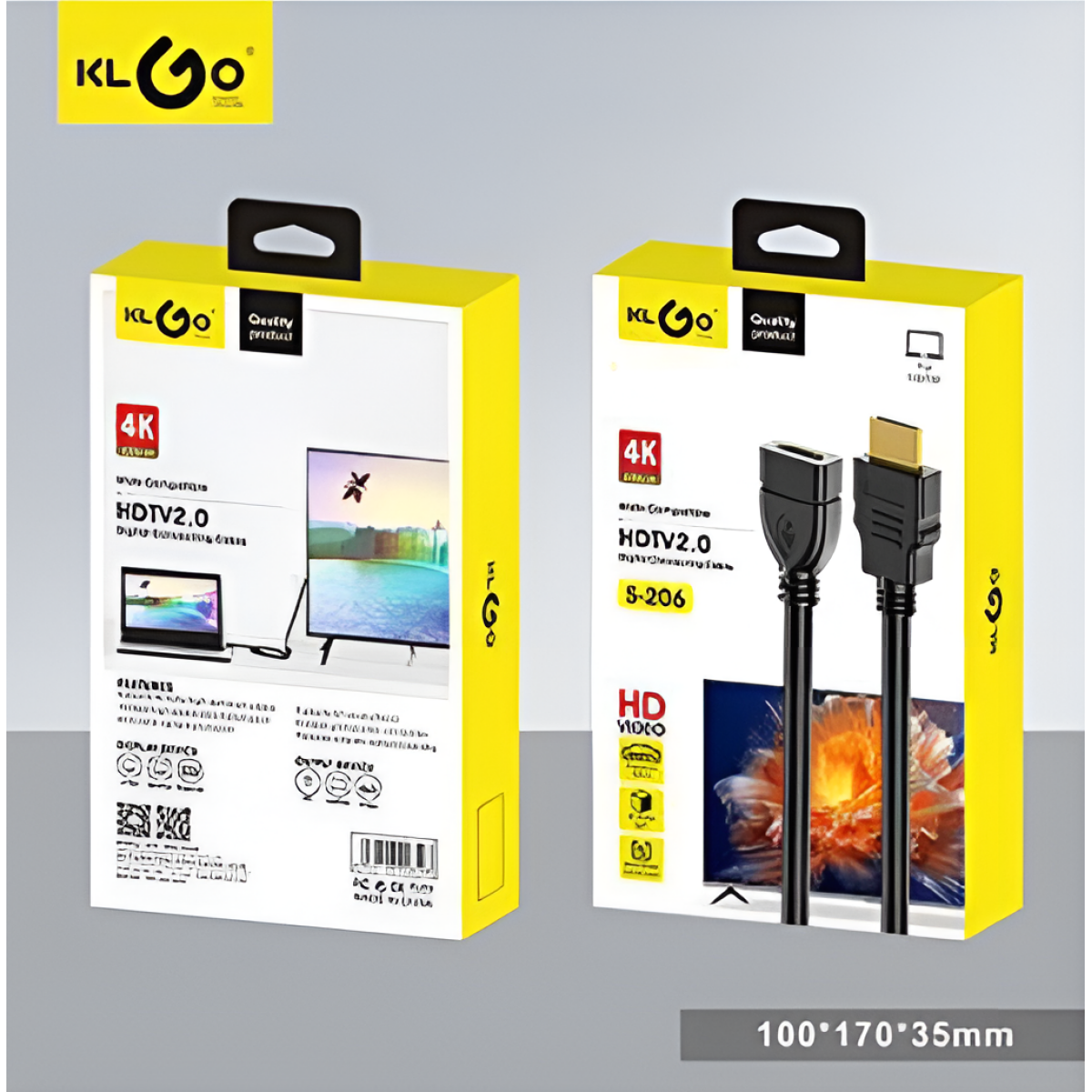 Καλώδιο HDMI HDTV 1.5m Klgo S-206