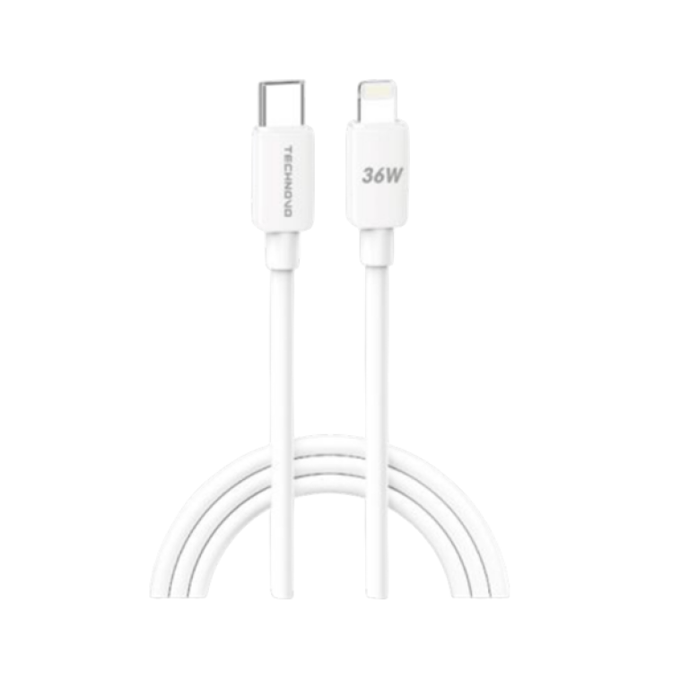 Καλώδιο Type-C to Lightning 1m 36W TN-D082 Λευκό