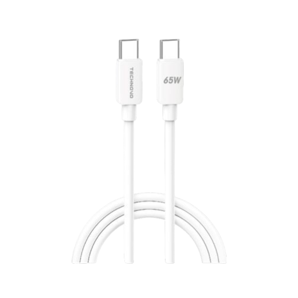 Καλώδιο Type-C to Type-C 3m 65W TN-D089 Λευκό