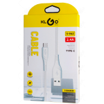 Καλώδιο USB-A Σε Type-C 2.4A 1m KLGO S-96Z - Image 2