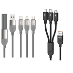 Καλώδιο USB σε Lightning/Type-C/Micro USB 100W 1.2m TN-D074