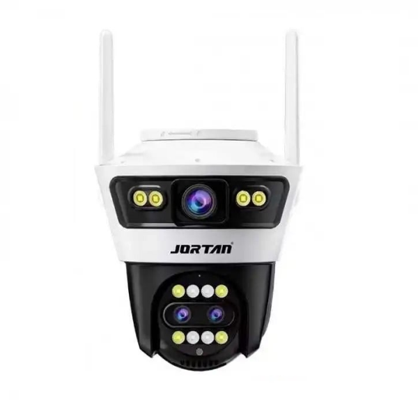 Κάμερα Ασφαλείας 2 σε 1 με Διπλή Κάμερα 8MP και WiFi Jortan4u Λευκό/Μαύρο