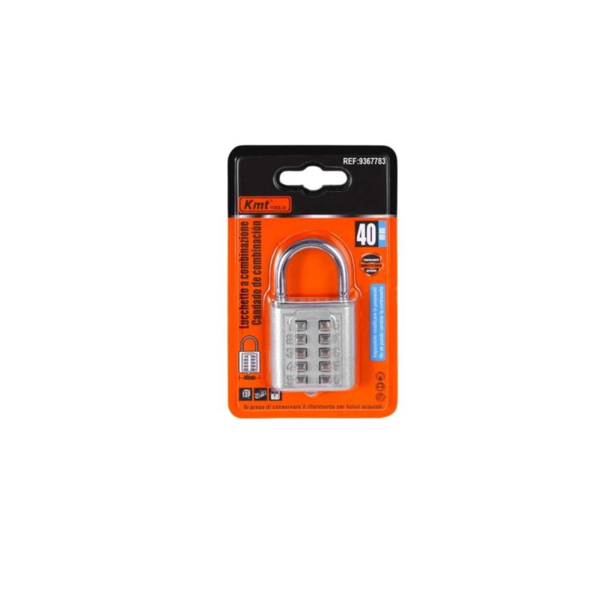 KMT Λουκέτο με Συνδυασμό 40mm – Coded Lock