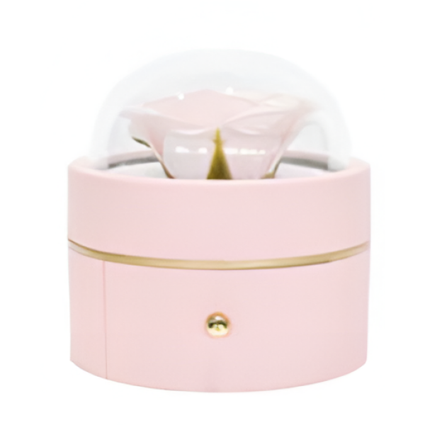 Κουτί Δώρου με Κόκκινο Τριαντάφυλλο και Θήκη Κοσμήματος 87681