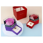 Κουτί Δώρου Πολυτελείας με Τεχνητό Τριαντάφυλλο & Θήκη Κοσμήματος 87683