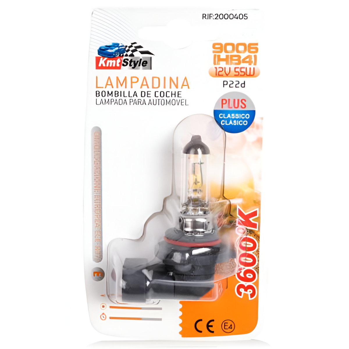 Λάμπα Αυτοκινήτου HB4 9006 12V 55W 3600K 1τμχ 2000405
