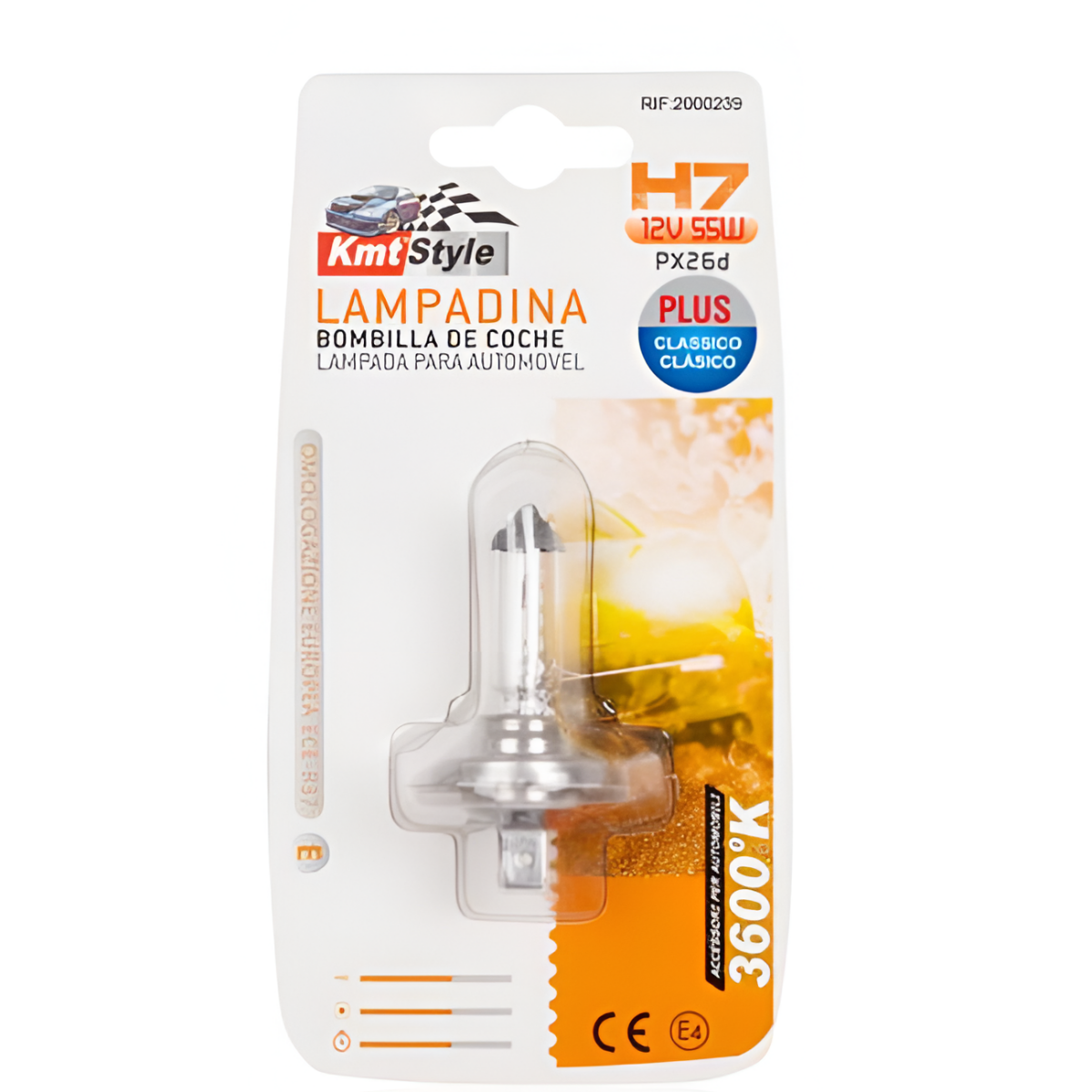 Λάμπα Αλογόνου Αυτοκινήτου H7 12V 55W 3600K – 2000239