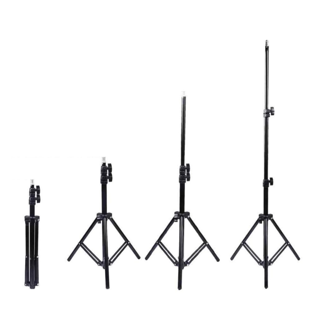 Led Ring Light LJJ-45 45cm 18'' με Τρεις Βάσεις Κινητού, Εναλλαγή Χρωμάτων και Τρίποδο - Μαύρο