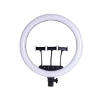 Led Ring Light LJJ-56 56cm 22'' με Τρεις Βάσεις Κινητού, Εναλλαγή Χρωμάτων και Τρίποδο - Μαύρο