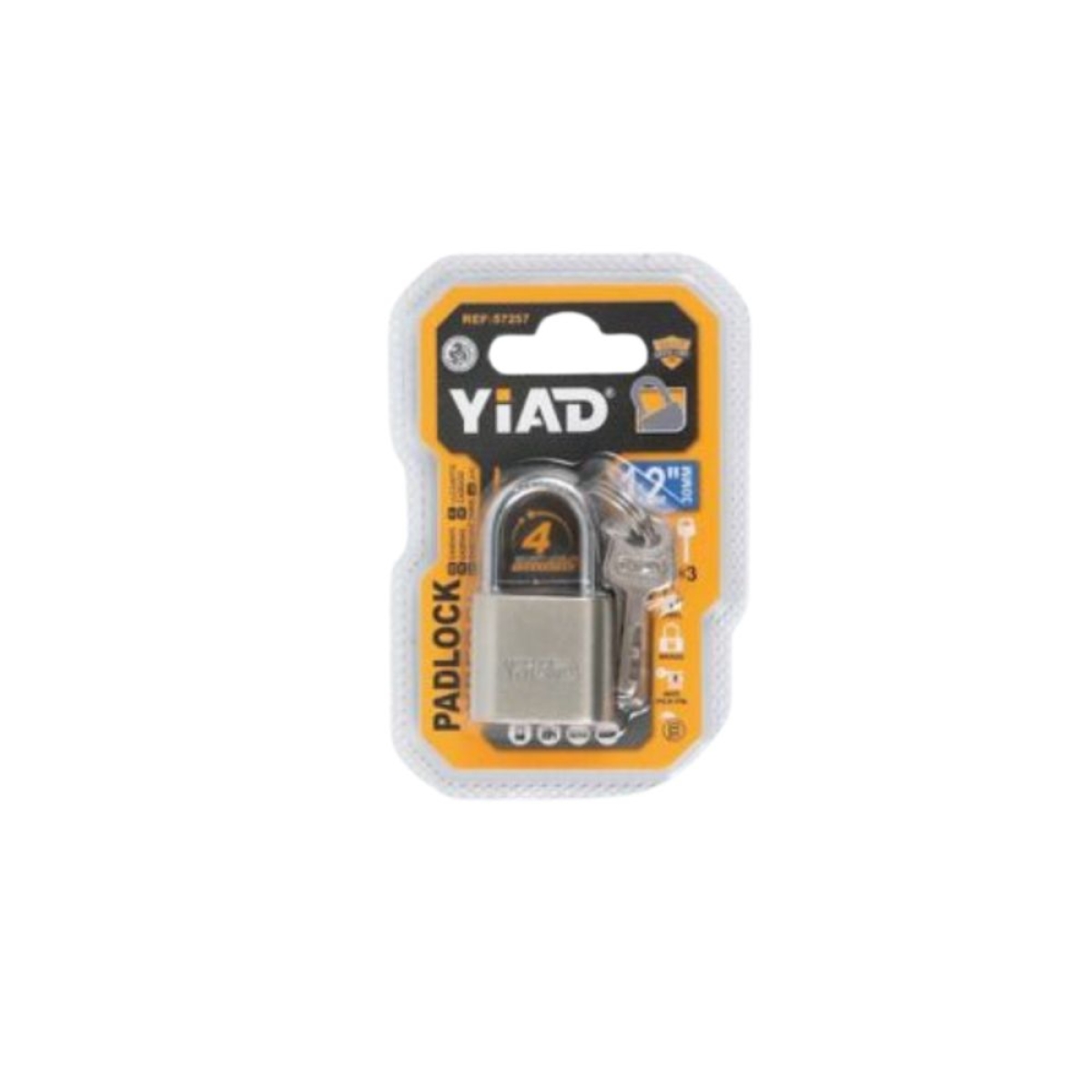 Λουκέτο 30mm με 3 Κλειδιά Yiad 57257