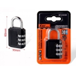 Λουκέτο Ατσάλινο 30mm Πέταλο με Συνδυασμό 2385589