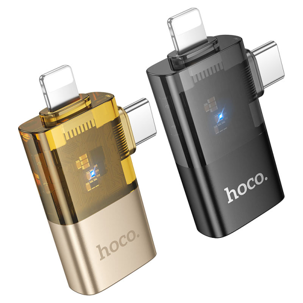 Μετατροπέας Lightning / USB-C male σε USB-A female Hoco UA36E