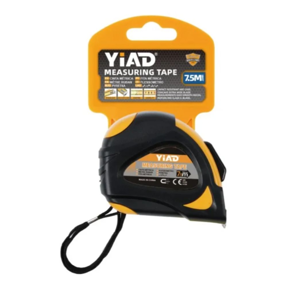 Μετροταινία Yiad 51181 25mm x 7.5m