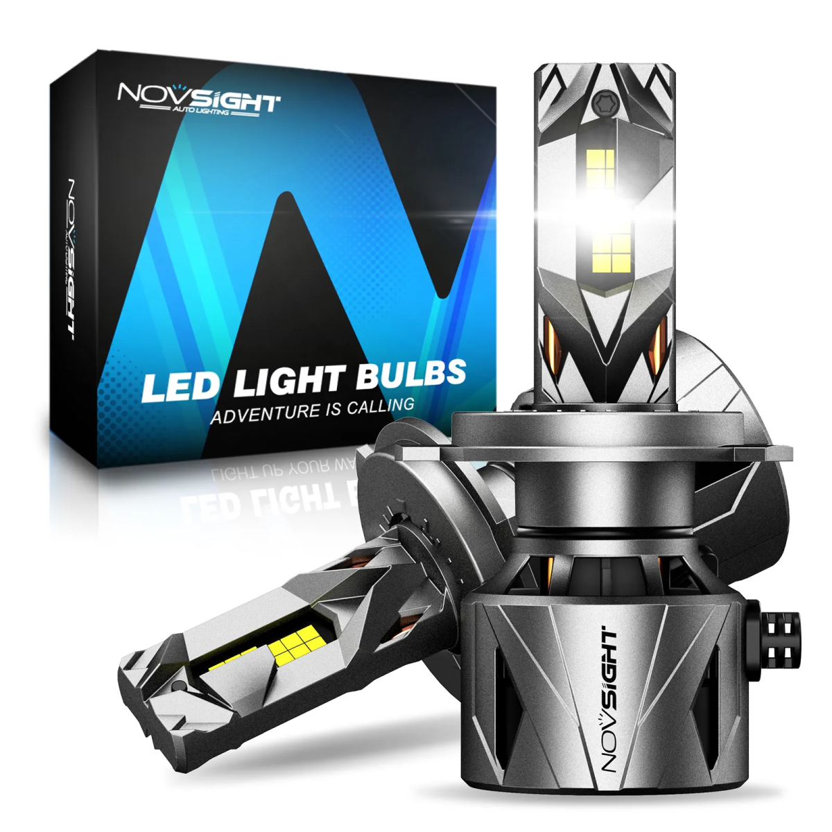 Novsight Led Chart Novsight Σετ Λάμπες LED 240W 60000lm A500-N97-H4 | G for Gadget