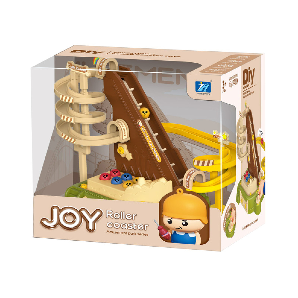 Παιδικό Παιχνίδι Συναρμολόγησης Joy DIY Amusement Park - Roller Coaster 1123