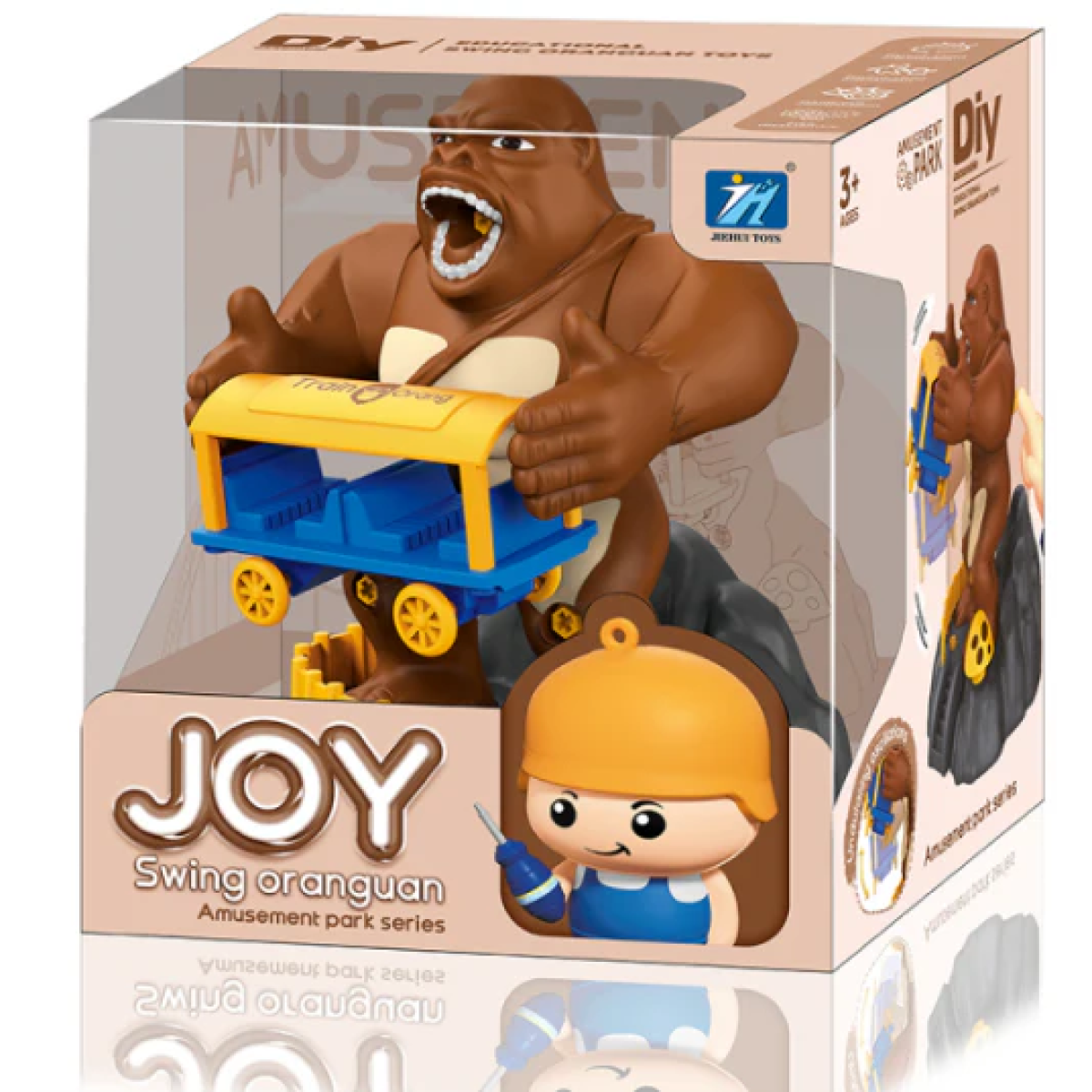 Παιδικό Παιχνίδι Συναρμολόγησης Joy DIY Amusement Park - Swing Gorilla