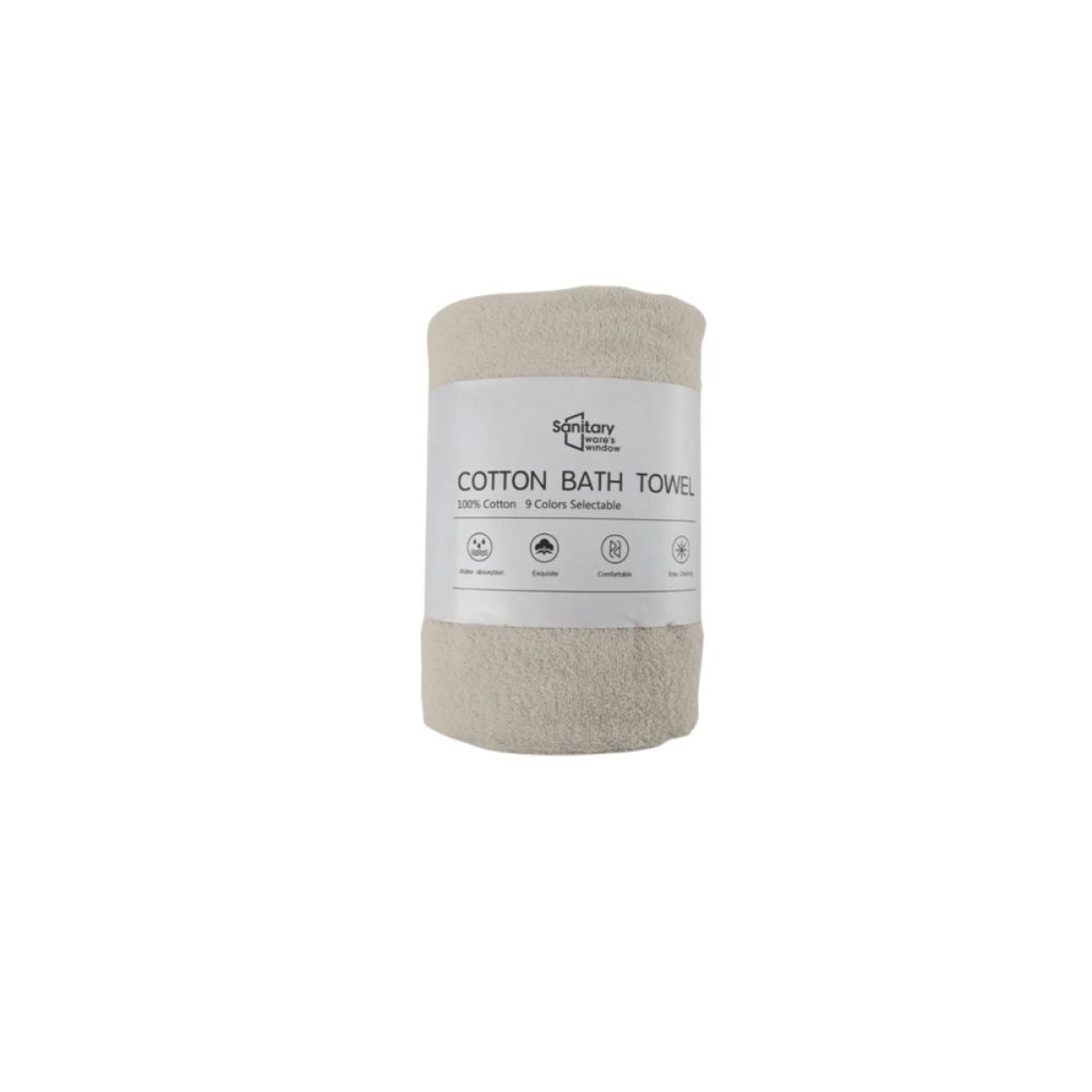 Πετσέτα Σώματος Βαμβακερή 34231-306, 70x140εκ.