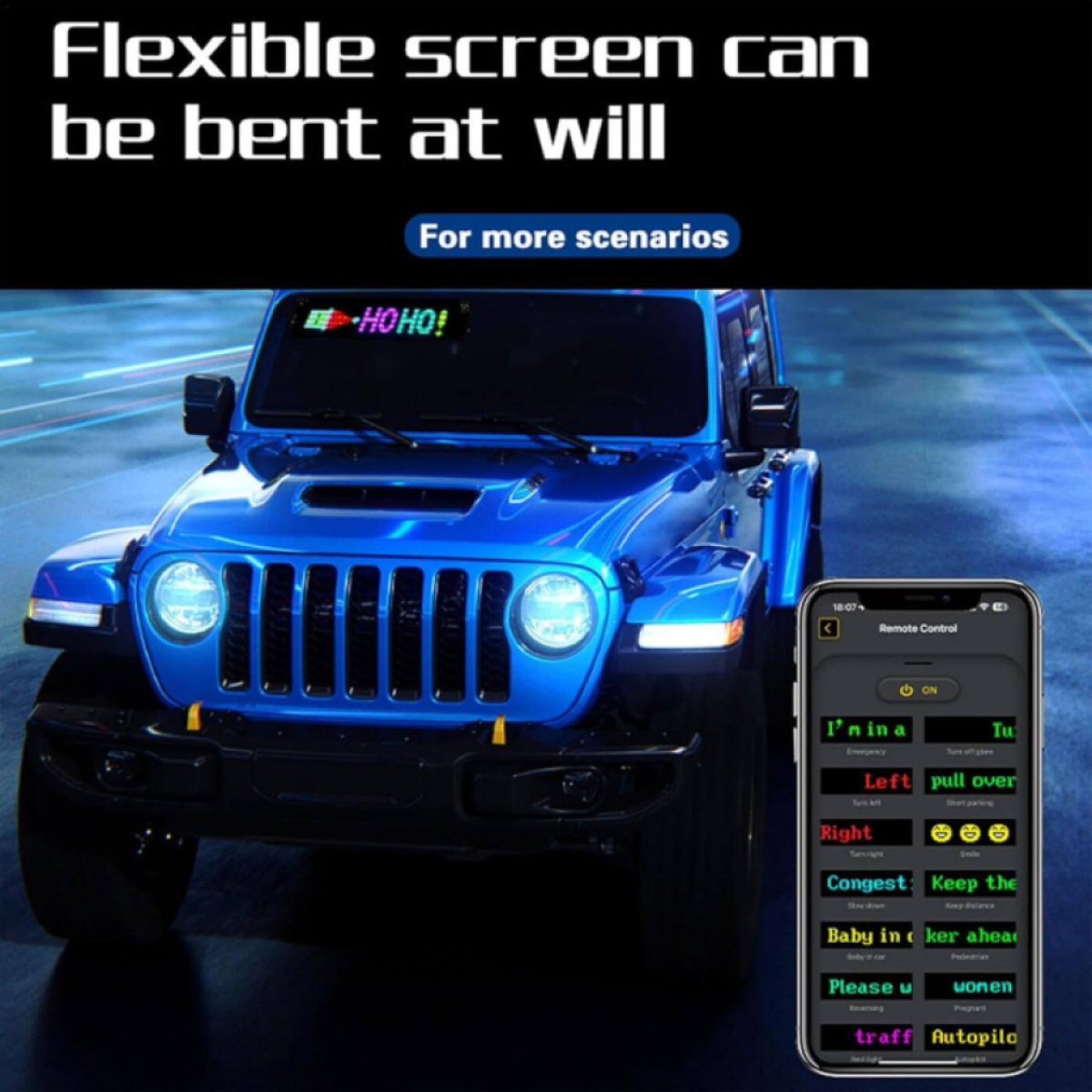 Πίνακας RGB LED Matrix Panel 24x48 5V 2A 270x120mm - Image 4