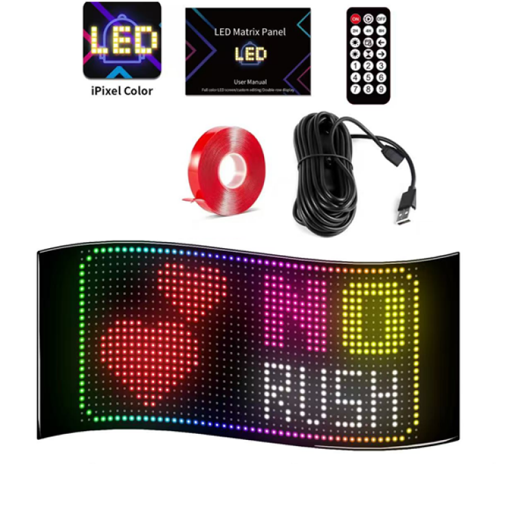 Πίνακας RGB LED Matrix Panel 24x48 5V 2A 270x120mm