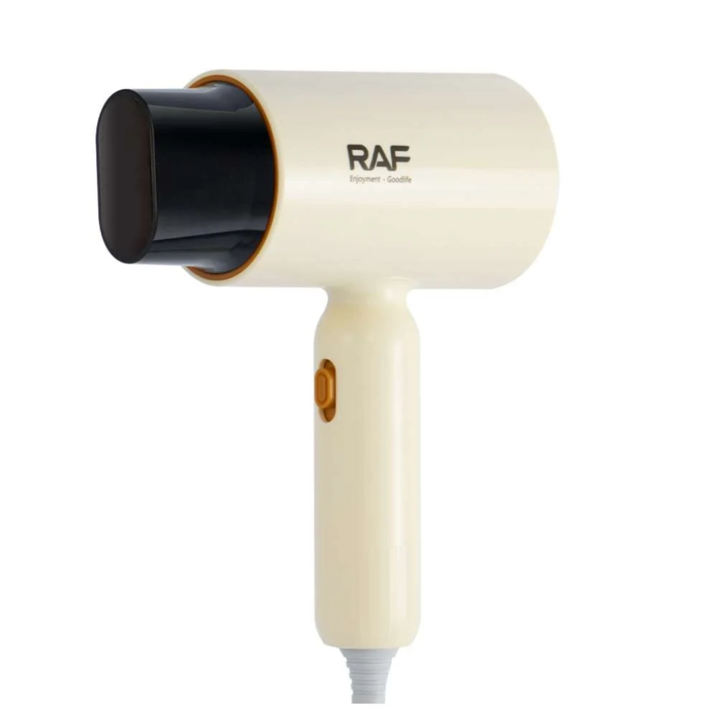 Πιστολάκι Μαλλιών Ταξιδιού 1400W 1700rpm RAF R.4557 Εκρού