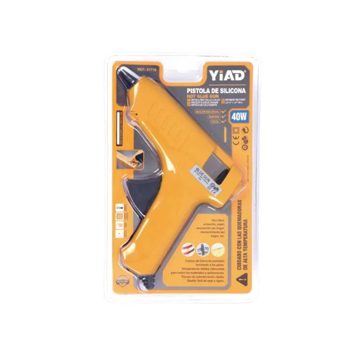 Πιστόλι Σιλικόνης 40W YIAD 51718