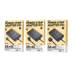 Πολύπριζο με Φορτιστή USB 30W UK με Καλώδιο 1.5m Remax RP-U195 Μαύρο - Image 2