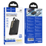 Power Bank Γρήγορης Φόρτισης 22.5W + PD20W 10000mAh Hoco Q37 - Μαύρο - Image 4