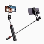 Selfie Stick Τετράποδο Με Ασύρματο Χειριστήριο Bluetooth & Περιστροφή 360° Μαύρο C13 - Image 5