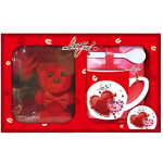 Σετ Δώρου Κούπα με Αρκουδάκι & Τριαντάφυλλο 87777