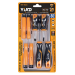Σετ Κατσαβίδια 8τμχ Yiad 56652