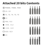 Σετ Κατσαβίδια Ακριβείας 26τμχ Fineplay FP-26in1 - Image 6